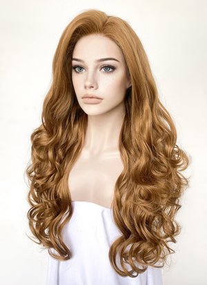 Brown Wavy Lace Front Synthetic Hair Wig LF5172