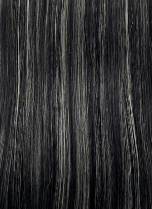 Blonde Mixed Black Straight Lace Front Synthetic Wig LF6015