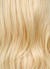 Blonde Curtain Bangs Wavy Lace Front Synthetic Wig LF6025