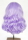 Pastel Purple Wavy Lace Front Synthetic Hair Wig LF6028