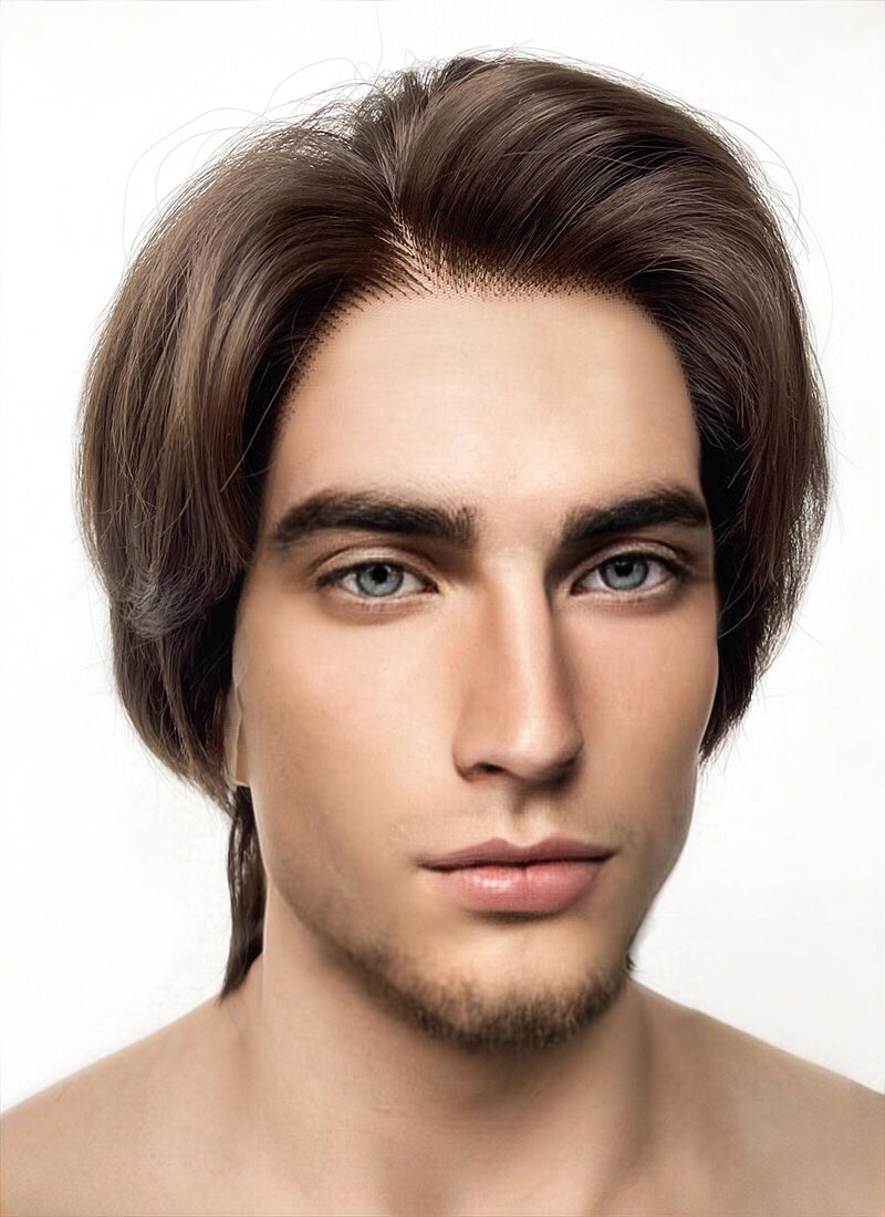 Tangled Flynn Rider Brunette Straight Lace Front Synthetic Men's Wig LF6031