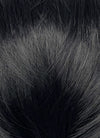 Jet Black Straight Lace Front Synthetic Men's Wig LF6050