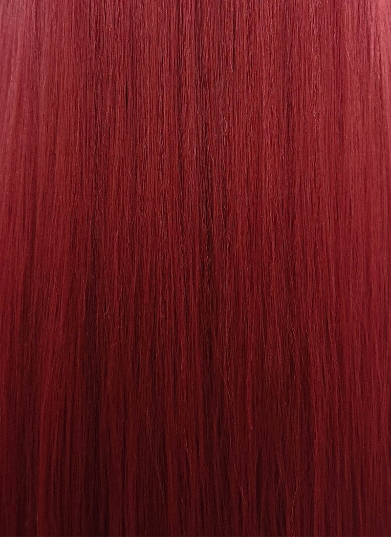Straight Yaki Red Lace Front Synthetic Wig LF624A - Wig Is Fashion Australia
