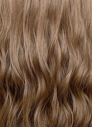 Brunette Wavy Lace Front Kanekalon Synthetic Wig LF7000