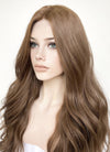 Brunette Wavy Lace Front Kanekalon Synthetic Wig LF7000