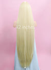 Straight Yaki Blonde Lace Front Synthetic Wig LF701E - Wig Is Fashion Australia