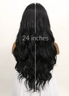 Wavy Natural Black Lace Front Synthetic Wig LFB095 - Wig Is Fashion Australia