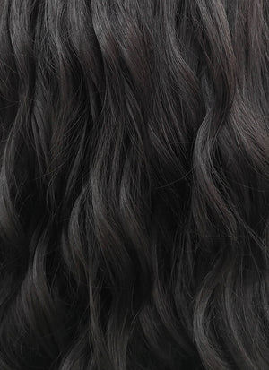 Wavy Natural Black Lace Front Synthetic Wig LFB095 - Wig Is Fashion Australia
