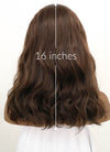 Dark Brown Wavy Lace Front Synthetic Wig LFB1265 - Wig Is Fashion Australia