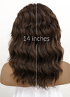 Brunette Wavy Lace Front Synthetic Wig LFB407 - Wig Is Fashion Australia