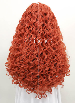 Ginger Spiral Curly Lace Front Synthetic Wig LFB663J - Wig Is Fashion Australia