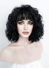 Black Spiral Curly Lace Front Synthetic Wig LF166A
