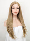 Ash Blonde Straight Lace Front Kanekalon Synthetic Wig LFK1281