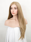 Ash Blonde Straight Lace Front Kanekalon Synthetic Wig LFK1281