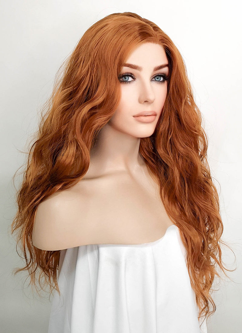 Ginger Wavy Lace Front Synthetic Wig LFK5531