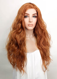 Ginger Wavy Lace Front Synthetic Wig LFK5531