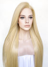Blonde Straight 13" x 6" Lace Top Kanekalon Synthetic Hair Wig LFS019