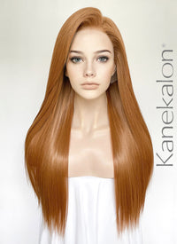 Ginger Straight 13" x 6" Lace Top Kanekalon Synthetic Hair Wig LFS034