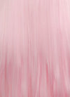 Pastel Pink Straight Lace Front Synthetic Wig LN6013