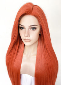 Ginger Straight Yaki Lace Front Synthetic Wig LN6028