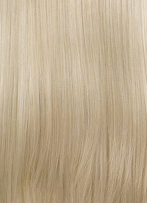 Pastel Ash Blonde Straight Yaki Lace Front Synthetic Hair Wig LN6031