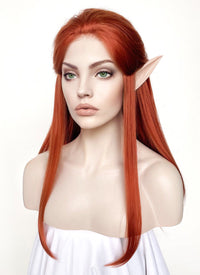 Critical Role The Legend of Vox Machina Keyleth Ginger Straight Lace Front Synthetic Wig LW4022