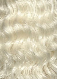 Platinum Blonde Wavy Lace Front Synthetic Wig LW4031