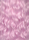 Pinkish Purple Wavy Lace Front Synthetic Wig LW4035