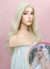 Wavy Platinum Blonde Lace Front Synthetic Wig LW667F
