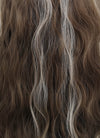Brunette Mixed Blonde Wavy Synthetic Wig NS034 - Wig Is Fashion Australia
