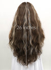Brunette Mixed Blonde Wavy Synthetic Wig NS034 - Wig Is Fashion Australia