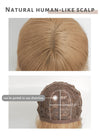 Blonde Wavy Synthetic Hair Wig NS045