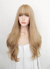Blonde Wavy Synthetic Hair Wig NS045