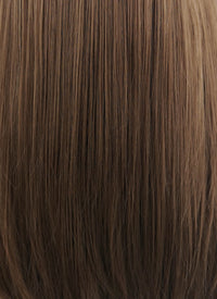 Chestnut Brown With Dark Roots Straight Synthetic Wig NS050 - Wig Is Fashion Australia