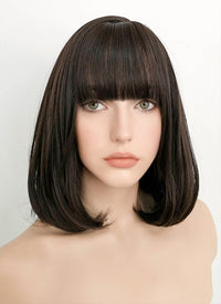 Brunette Straight Synthetic Wig NS077