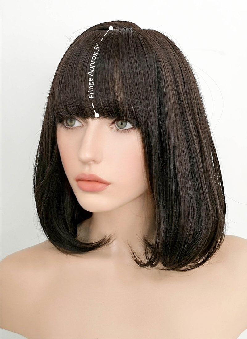 Brunette Straight Synthetic Wig NS077