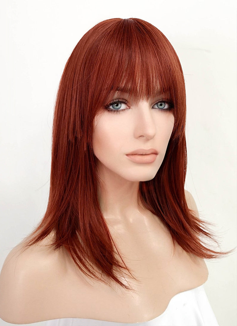 Auburn Straight Synthetic Wig NS151