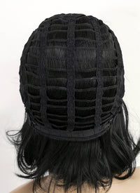 Black Wavy Bob Synthetic Wig NS152