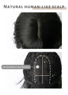 Black Wavy Bob Synthetic Wig NS152