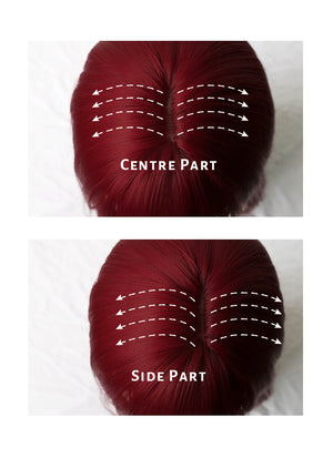 Red Straight Synthetic Wig NS213