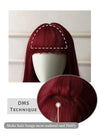 Red Straight Synthetic Wig NS213