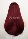 Red Straight Synthetic Wig NS213