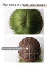 Green Wavy Synthetic Wig NS227