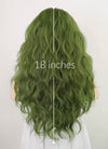 Green Wavy Synthetic Wig NS227