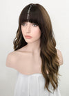 Two Tone Brown Wavy Synthetic Wig NS228