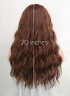 Brown Wavy Synthetic Hair Wig NS303