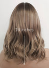 Blonde With Dark Roots Wavy Synthetic Wig NS404