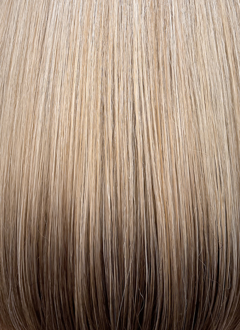 Blonde Brown Ombre Straight Bob Synthetic Wig NS419
