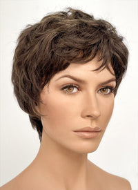 Ant-Man and the Wasp Hope van Dyne Brunette Wavy Pixie Synthetic Wig NS426