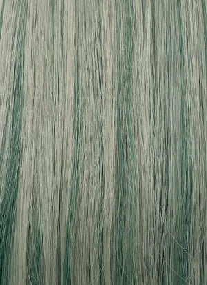 Green With Highlights Straight Synthetic Hair Wig NS493